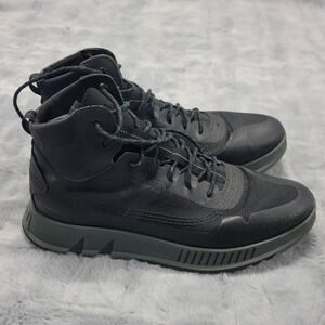 Sorel Boots Mens 11.5 Black Waterproof Combat Ankle Hiking Lace Up NM4788-010
